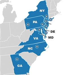 American Pool Contact Map